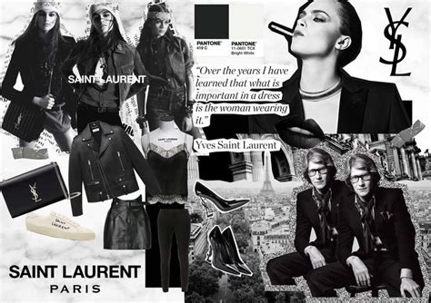 Yves Saint Laurent Mood board 